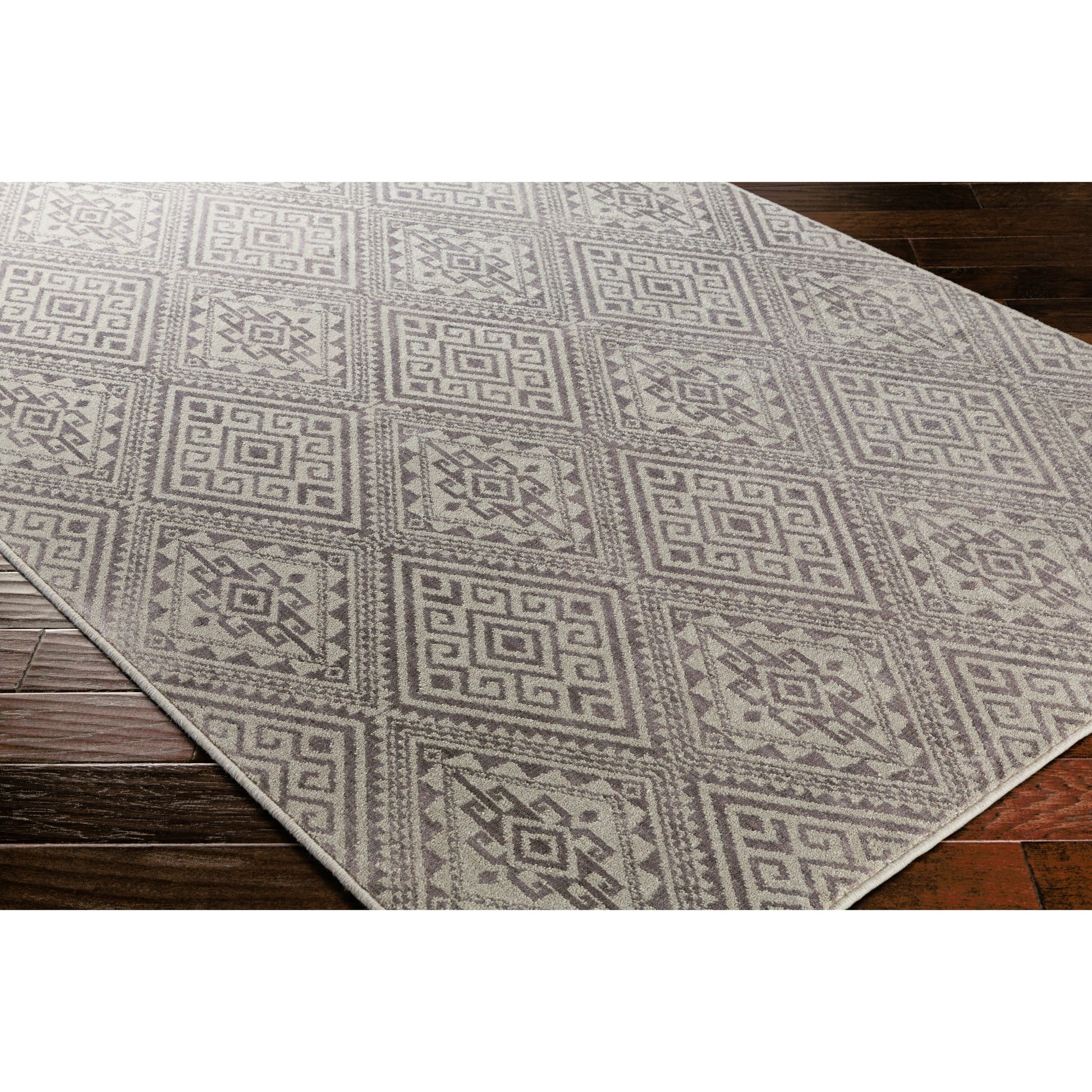 Stretto Rug - 17490 by Livabliss in burnt orange, ivory. Made from 50% polyester, 50% wool in a unique style.