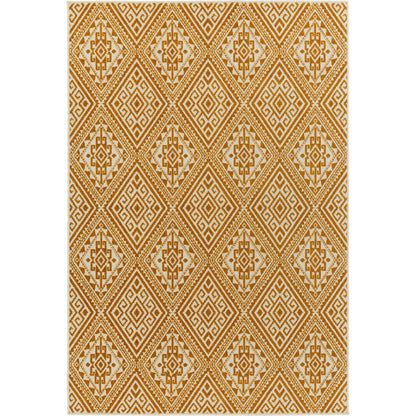 Stretto Rug - 17490 by Livabliss in burnt orange, ivory. Made from 50% polyester, 50% wool in a unique style.
