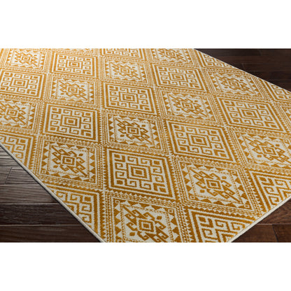 Stretto Rug - 17490 by Livabliss in burnt orange, ivory. Made from 50% polyester, 50% wool in a unique style.