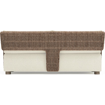 Maldives Outdoor Sofa by Bernhardt in hazelnut. Made from unique in a transitional style.