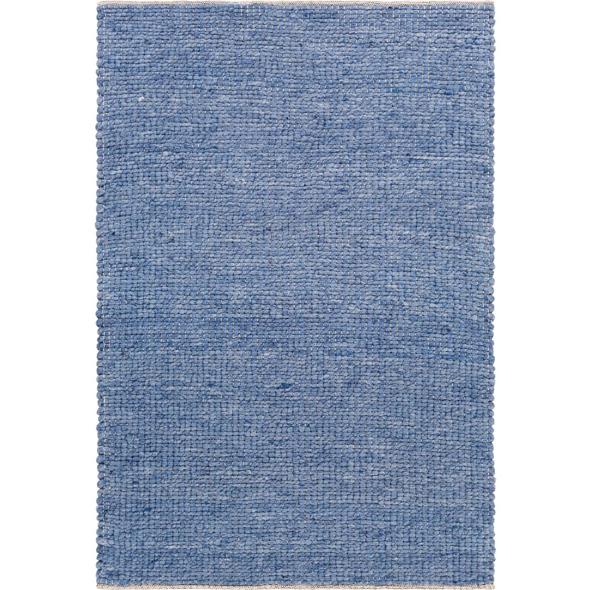 Sierra Rug - 26035 by Livabliss in pale blue, denim, dark blue, black, cream. Made from 60% wool, 20% cotton, 20% polyester in a unique style.