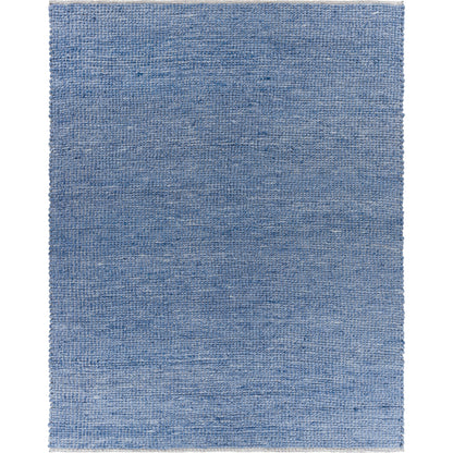 Sierra Rug - 26035 by Livabliss in pale blue, denim, dark blue, black, cream. Made from 60% wool, 20% cotton, 20% polyester in a unique style.