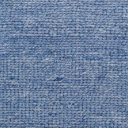 Sierra Rug - 26035 by Livabliss in pale blue, denim, dark blue, black, cream. Made from 60% wool, 20% cotton, 20% polyester in a unique style.