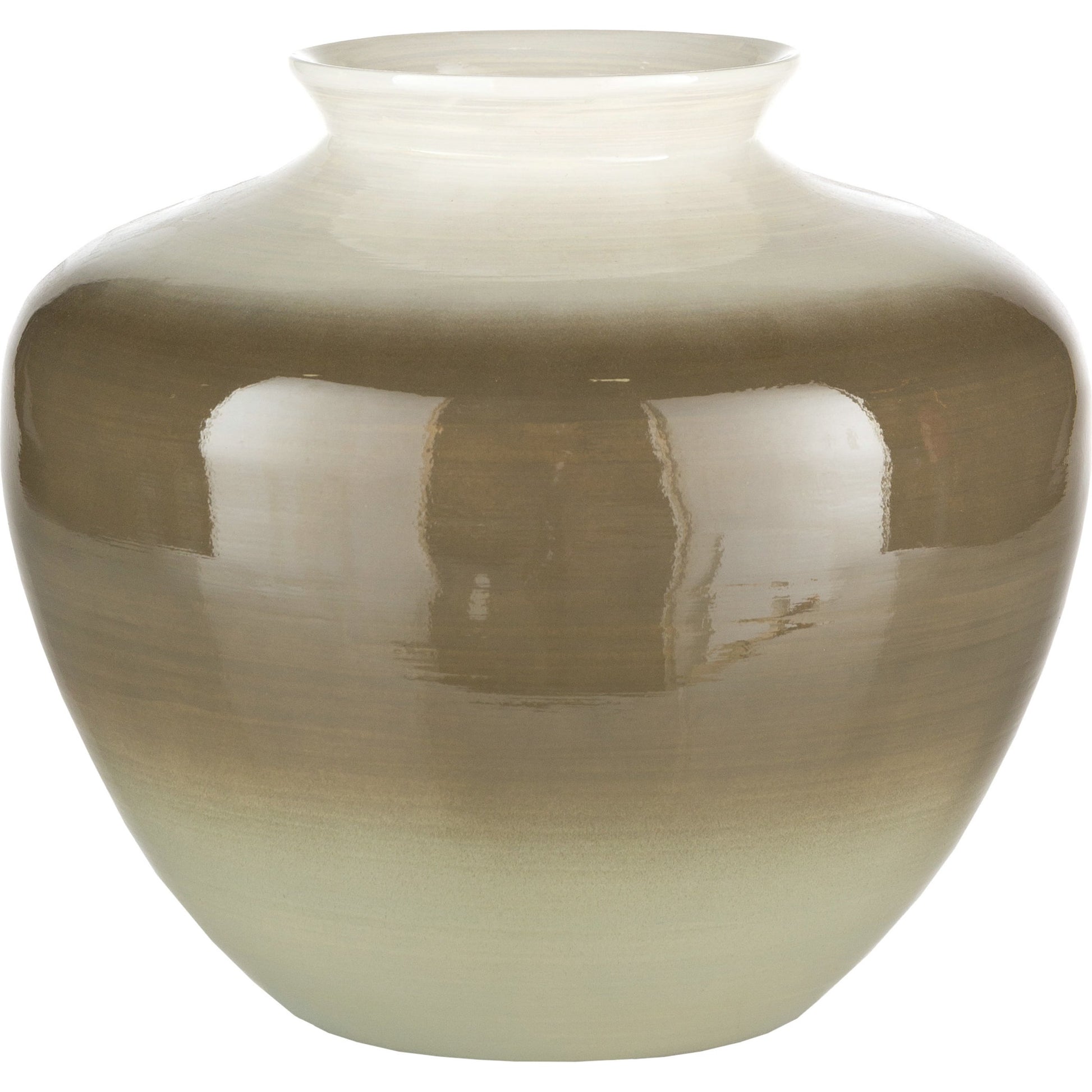 Sausalito Vase by Livabliss in dark blue, emerald, white and lacquered. Made from wood in a coastal style.