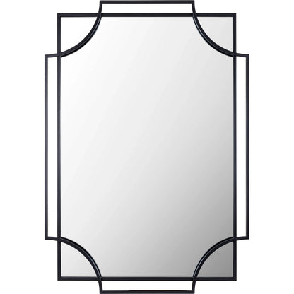 Kassandra Mirror - 33019 by Livabliss in frame: black and matte. Made from frame: metal, substrate: manufactured wood in a modern style.