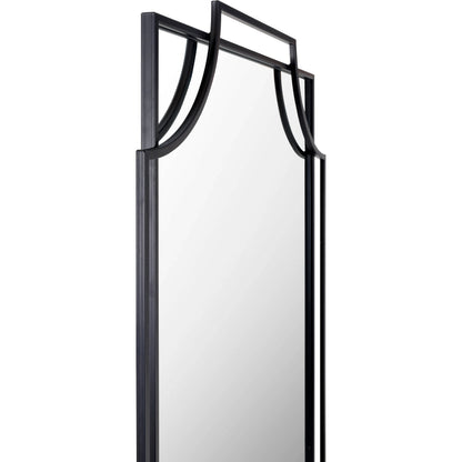 Kassandra Mirror - 33019 by Livabliss in frame: black and matte. Made from frame: metal, substrate: manufactured wood in a modern style.