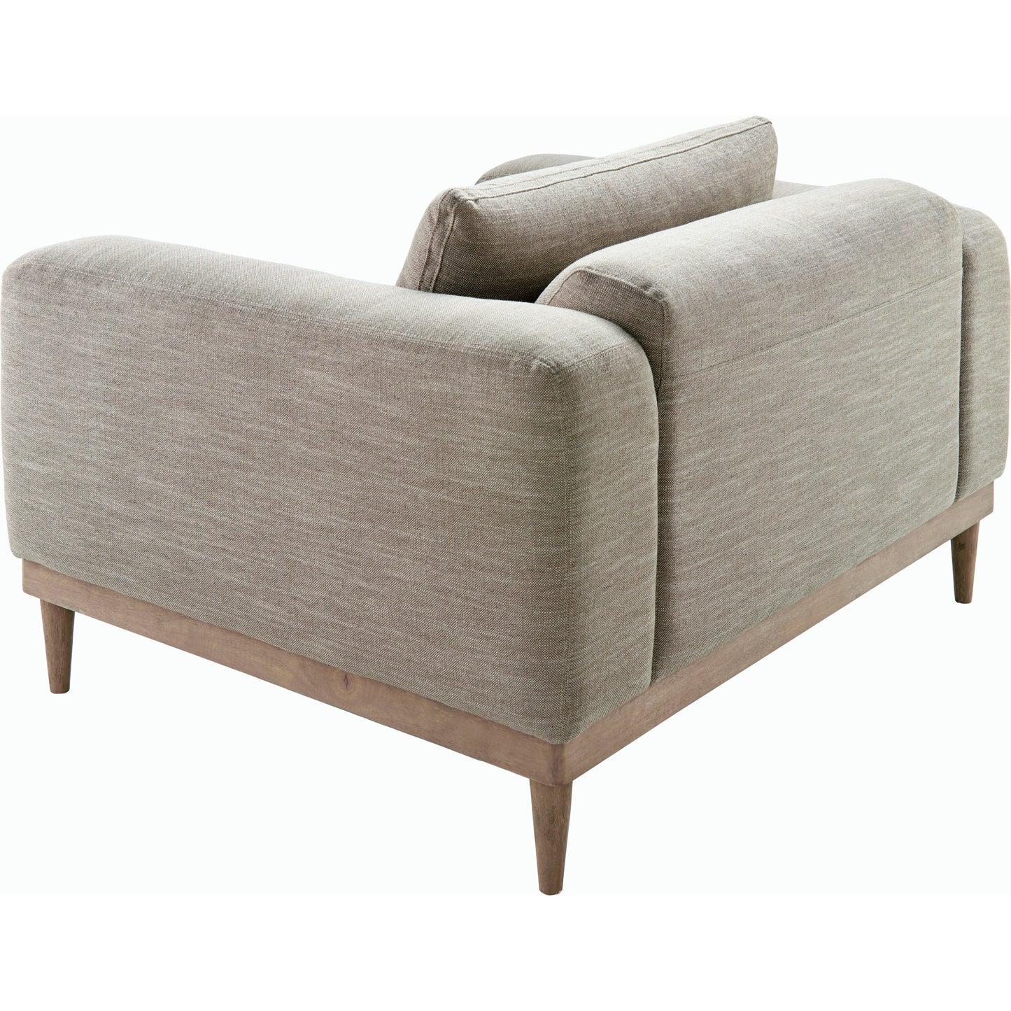 003 SI-2099289 | Additional Silo | Strattan Armchair - 497503 by Surya in light brown, gray and painted. Made from linen upholstery: linen, rubber wood, polyurethane foam, dacron in a modern style.