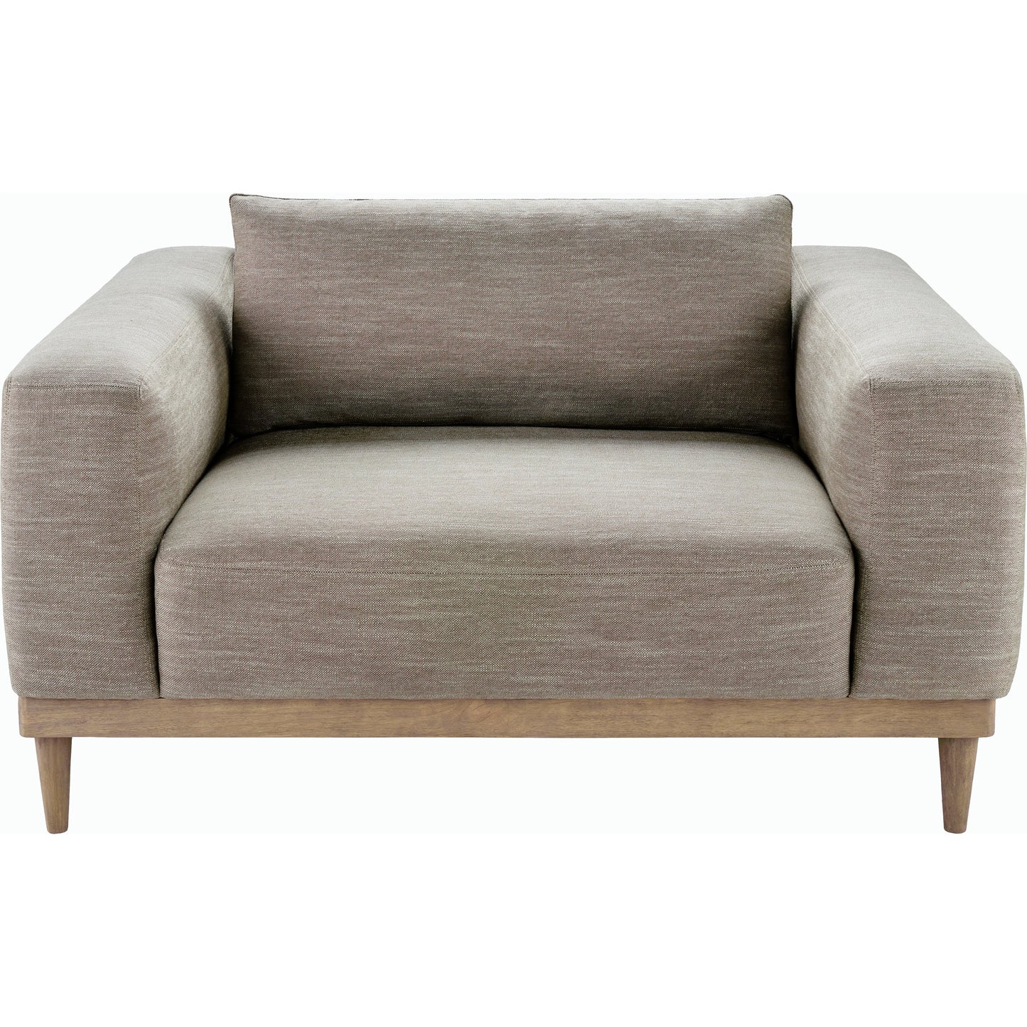 002 SI-2099289 | Additional Silo | Strattan Armchair - 497503 by Surya in light brown, gray and painted. Made from linen upholstery: linen, rubber wood, polyurethane foam, dacron in a modern style.