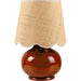 Stella Diminuta Indoor/Outdoor Table Lamp by Livabliss in glazed. Made from ceramic, cotton in a cottage & farmhouse style.