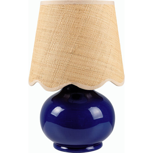 Stella Diminuta Table Lamp by Livabliss in glazed. Made from ceramic, cotton in a cottage & farmhouse style.