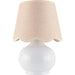 Stella Diminuta IV Accent Table Lamp by Livabliss in glazed. Made from ceramic, cotton in a transitional style.