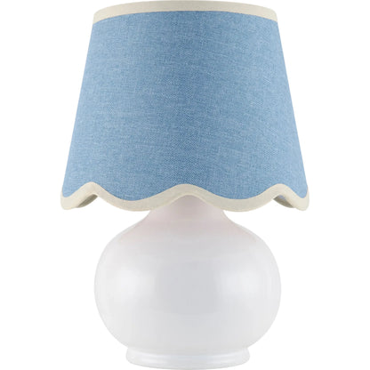 Stella Diminuta IV Accent Table Lamp by Livabliss in glazed. Made from ceramic, cotton in a transitional style.