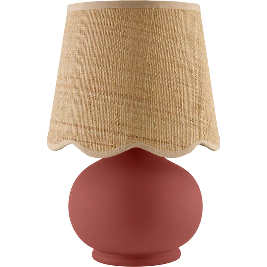 Stella Diminuta Accent Table Lamp by Livabliss in glazed. Made from ceramic, cotton in a unique style.