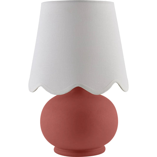 Stella Diminuta Accent Table Lamp by Livabliss in glazed. Made from ceramic, cotton in a unique style.