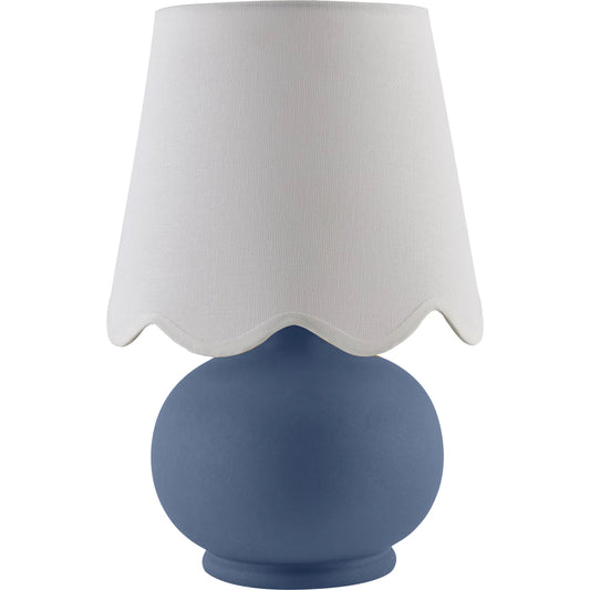 Stella Diminuta Accent Table Lamp by Livabliss in glazed. Made from ceramic, cotton in a unique style.