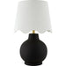 Stella Diminuta Accent Table Lamp with White Shade by Livabliss in painted. Made from ceramic, iron, linen, polyester in a unique style.