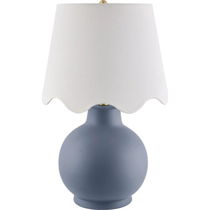 Stella Diminuta Accent Table Lamp with White Shade by Livabliss in painted. Made from ceramic, iron, linen, polyester in a unique style.