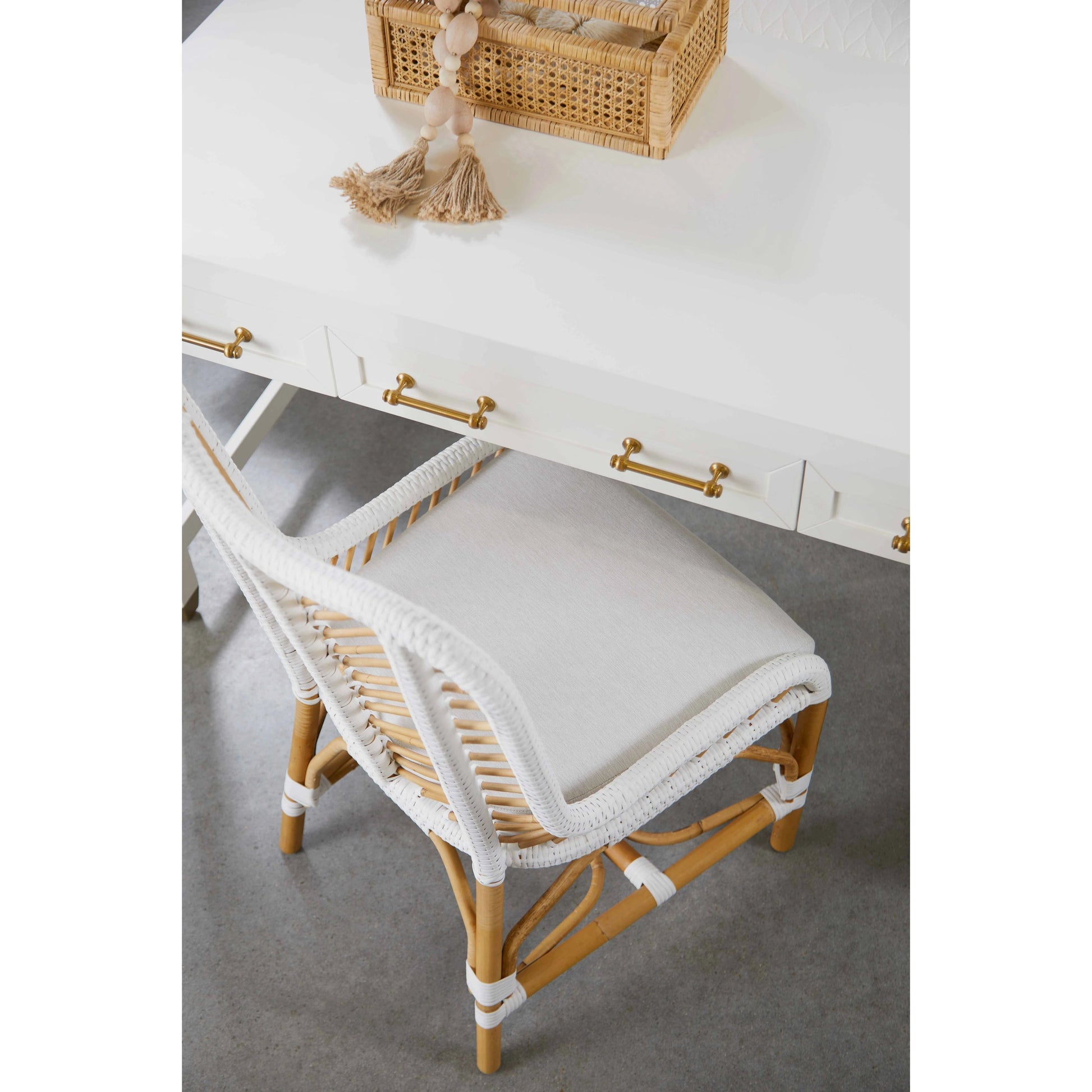Stella Desk by Essentials For Living. Made from unique in a transitional style.
