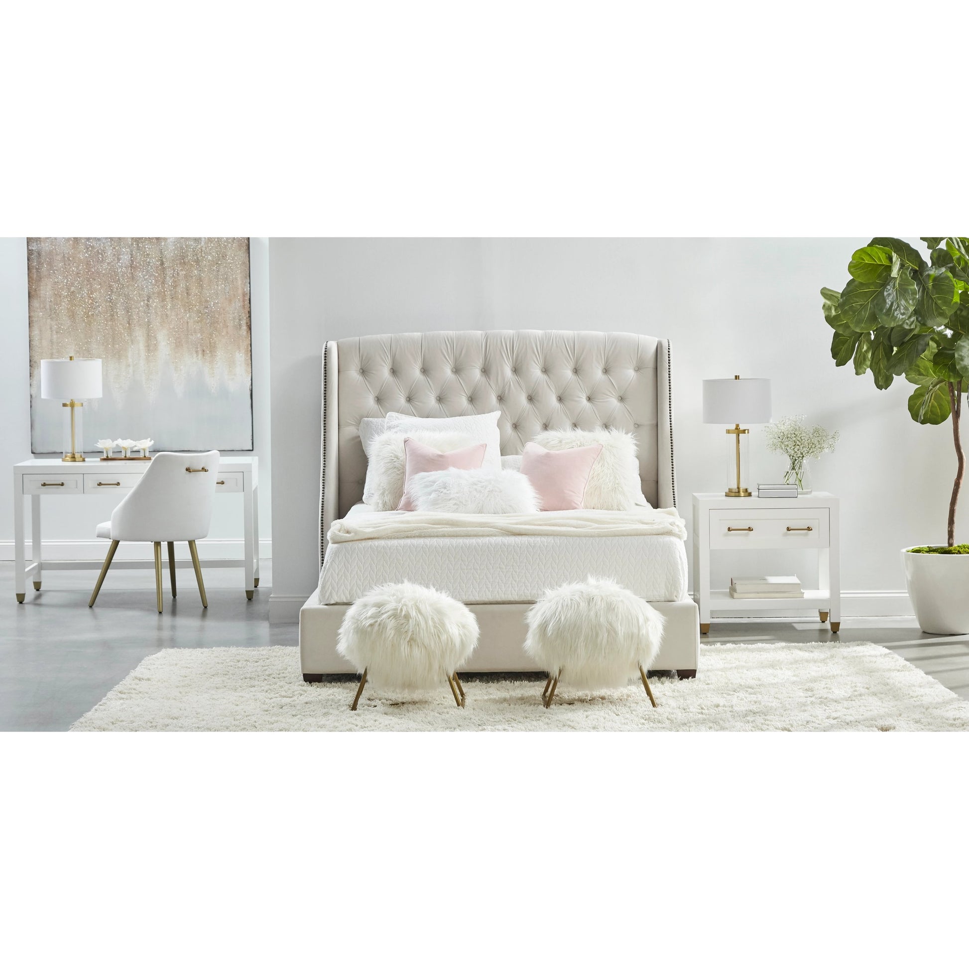 Stella Desk by Essentials For Living. Made from unique in a transitional style.