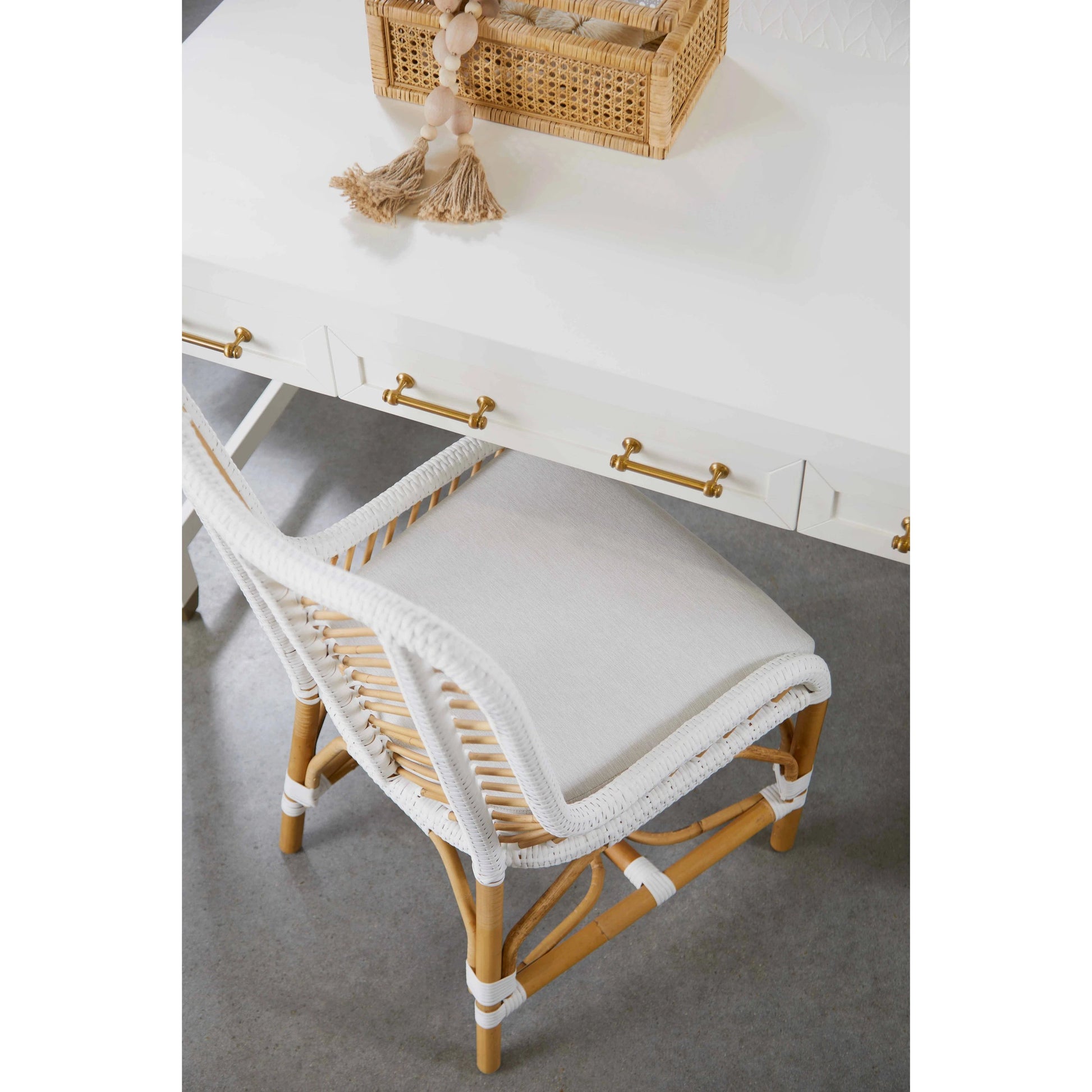 Stella Desk by Essentials For Living. Made from unique in a transitional style.
