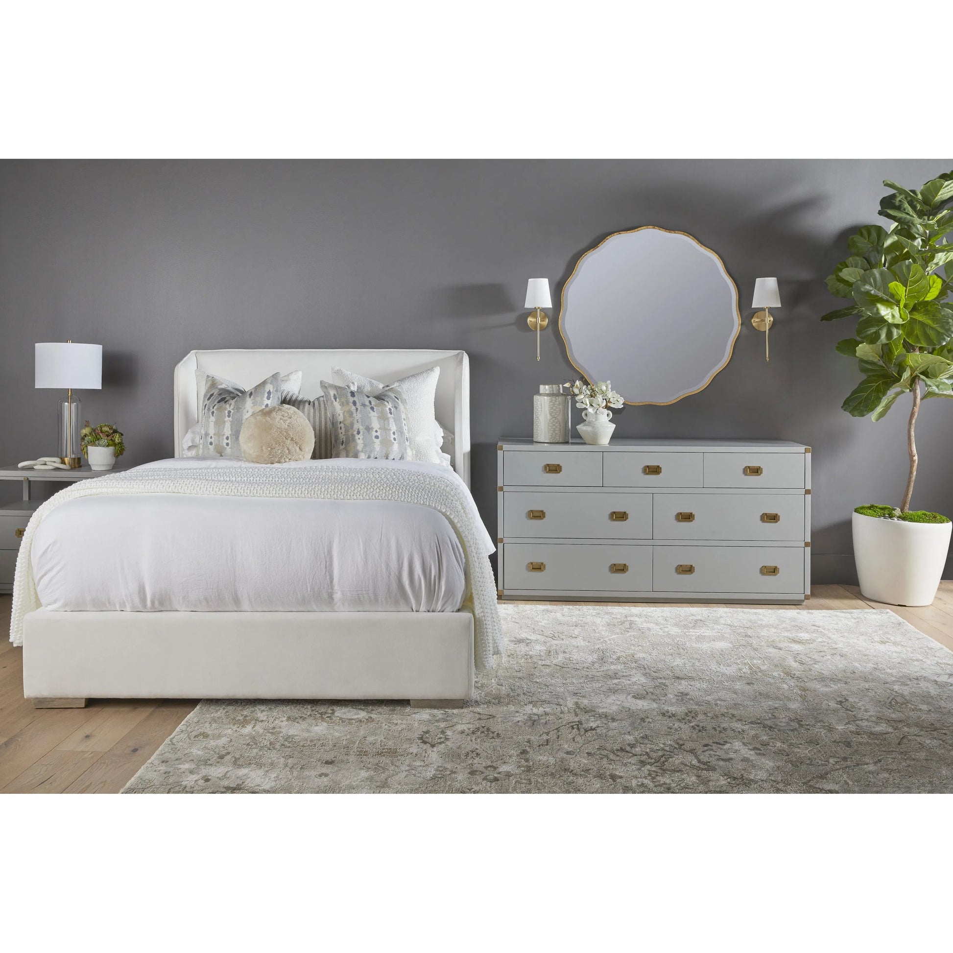 Stewart Bed by Essentials For Living in livesmart peyton-pearl, natural gray. Made from unique in a modern style.