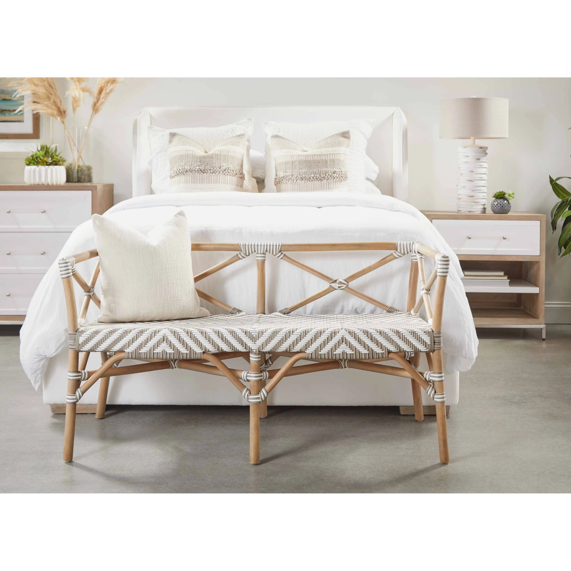 Stewart Bed by Essentials For Living in livesmart peyton-pearl, natural gray. Made from unique in a modern style.