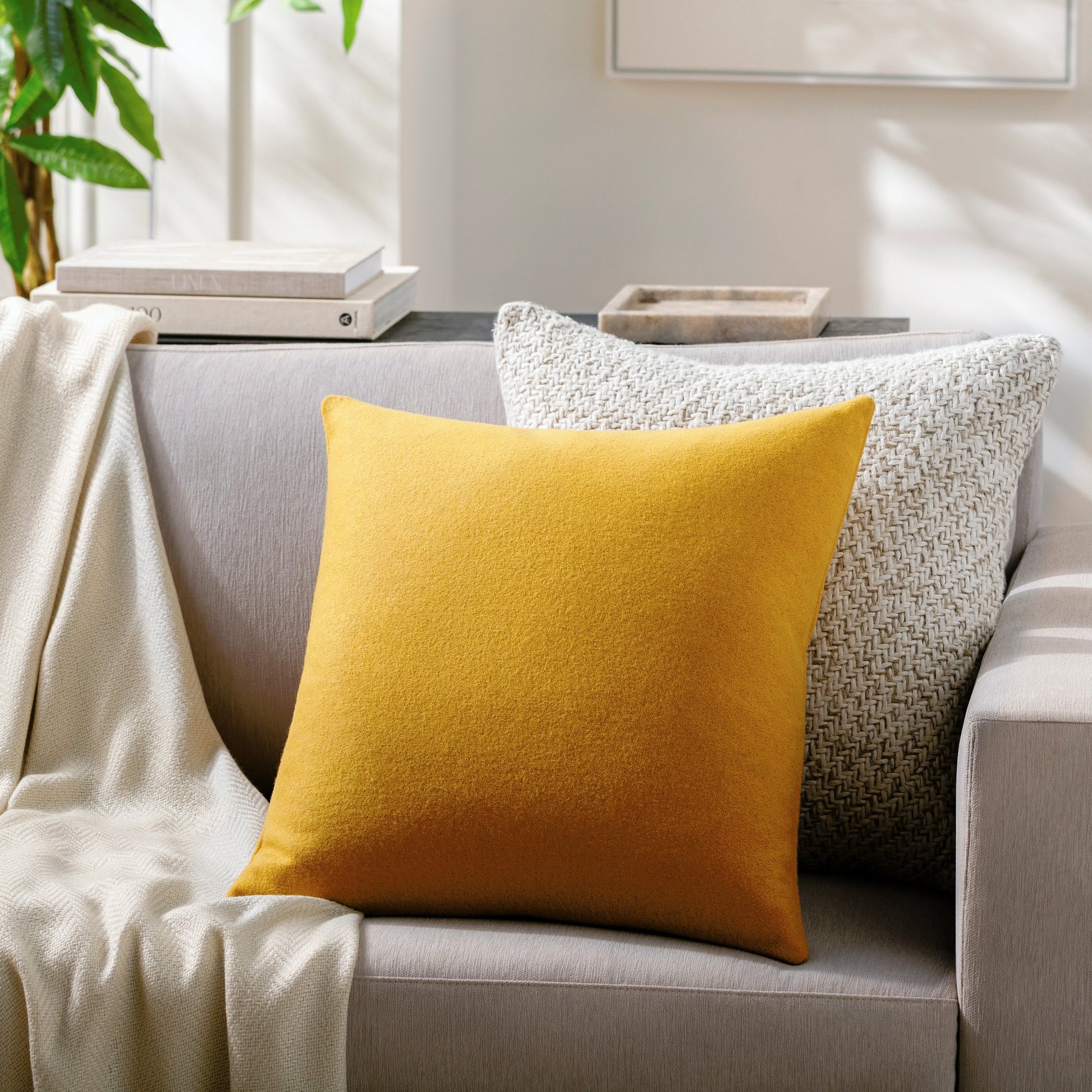 Stirling Pillow - 481734 by Surya. Made from front: 70% wool, 30% nylon, back: 70% wool in a modern style.