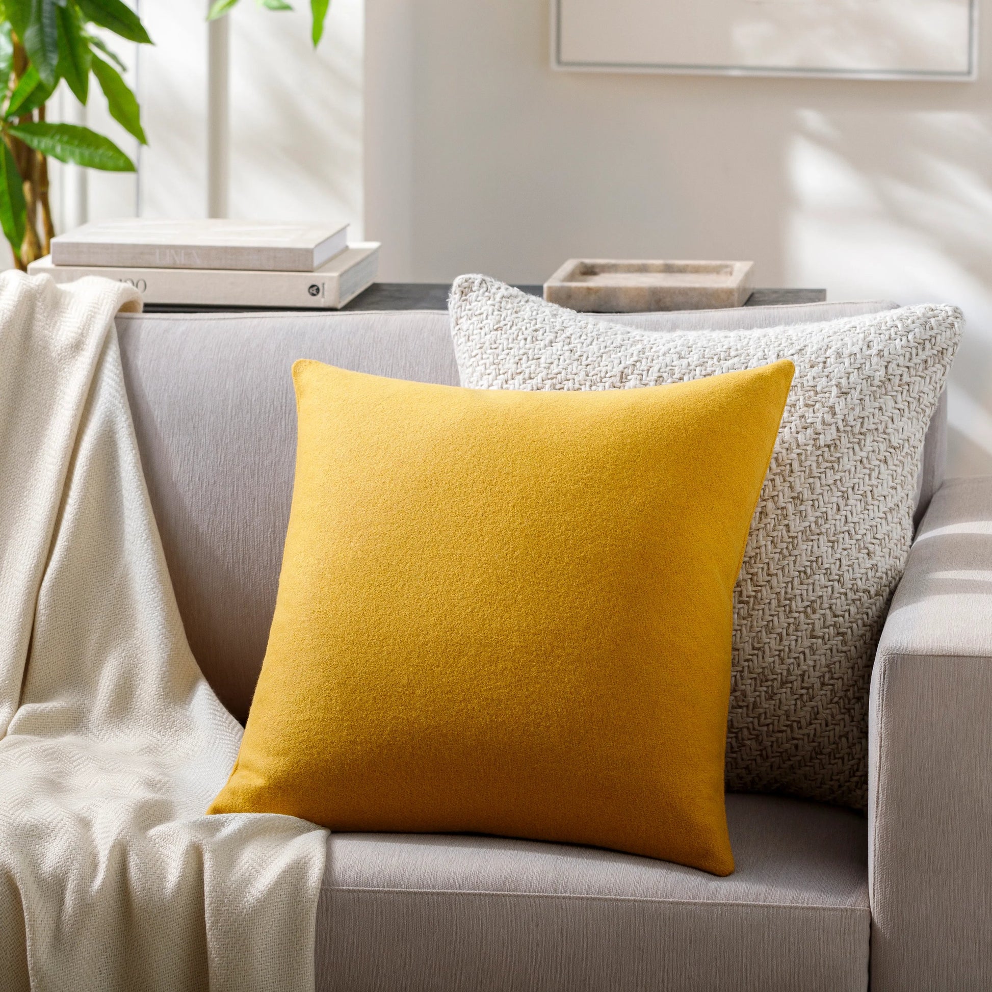 Stirling Pillow - 481734 by Surya. Made from front: 70% wool, 30% nylon, back: 70% wool in a modern style.