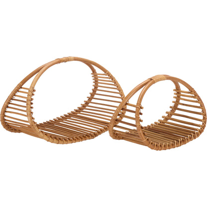 Winkler Baskets by HedgeApple Essentials in natural. Made from rattan in a unique style.