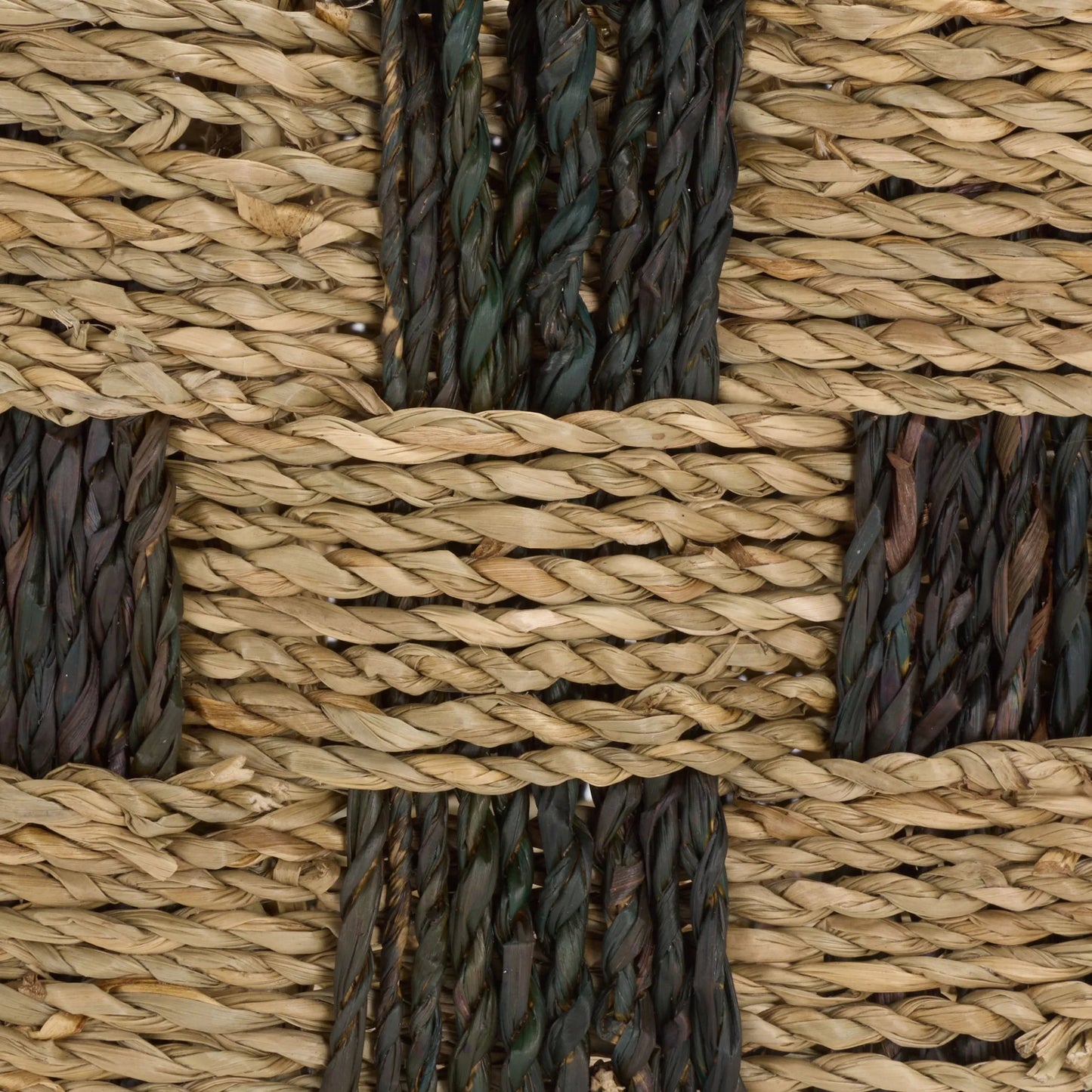 007 SI-2630223 | Closeup | Fisher Basket by HedgeApple Essentials in natural, dark natural. Made from seagrass, metal in a unique style.