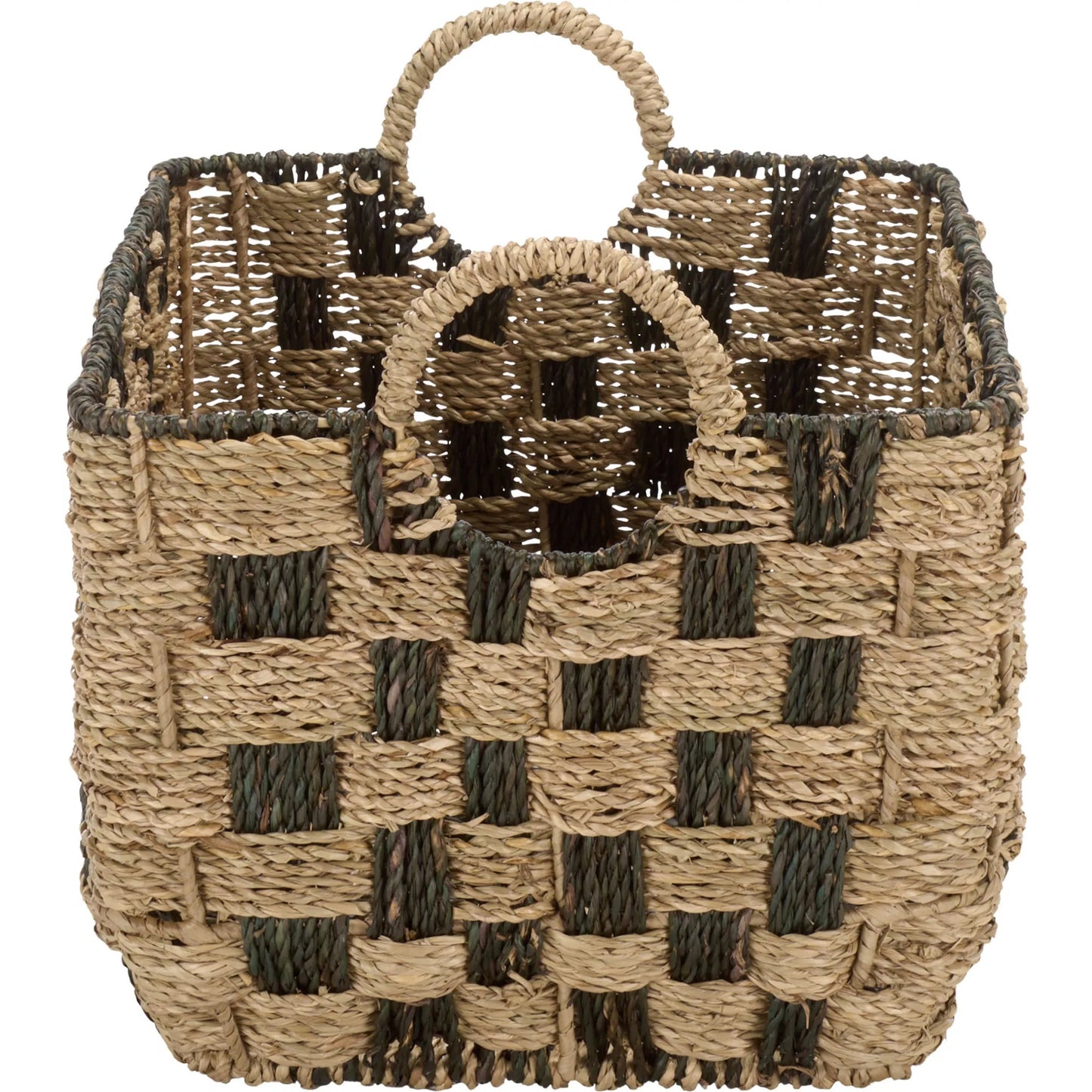 002 SI-2630228 | Additional Silo | Raymond Baskets (Set of 3) by HedgeApple Essentials in natural, dark natural. Made from seagrass, metal in a unique style.