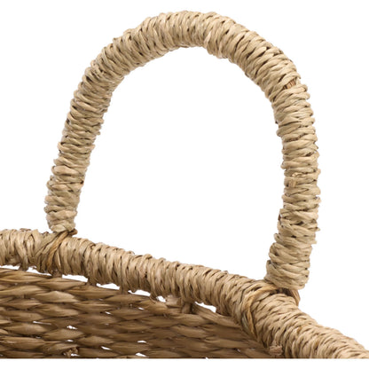Michigan Baskets (Set of 3) by HedgeApple Essentials in natural, black. Made from seagrass in a unique style.