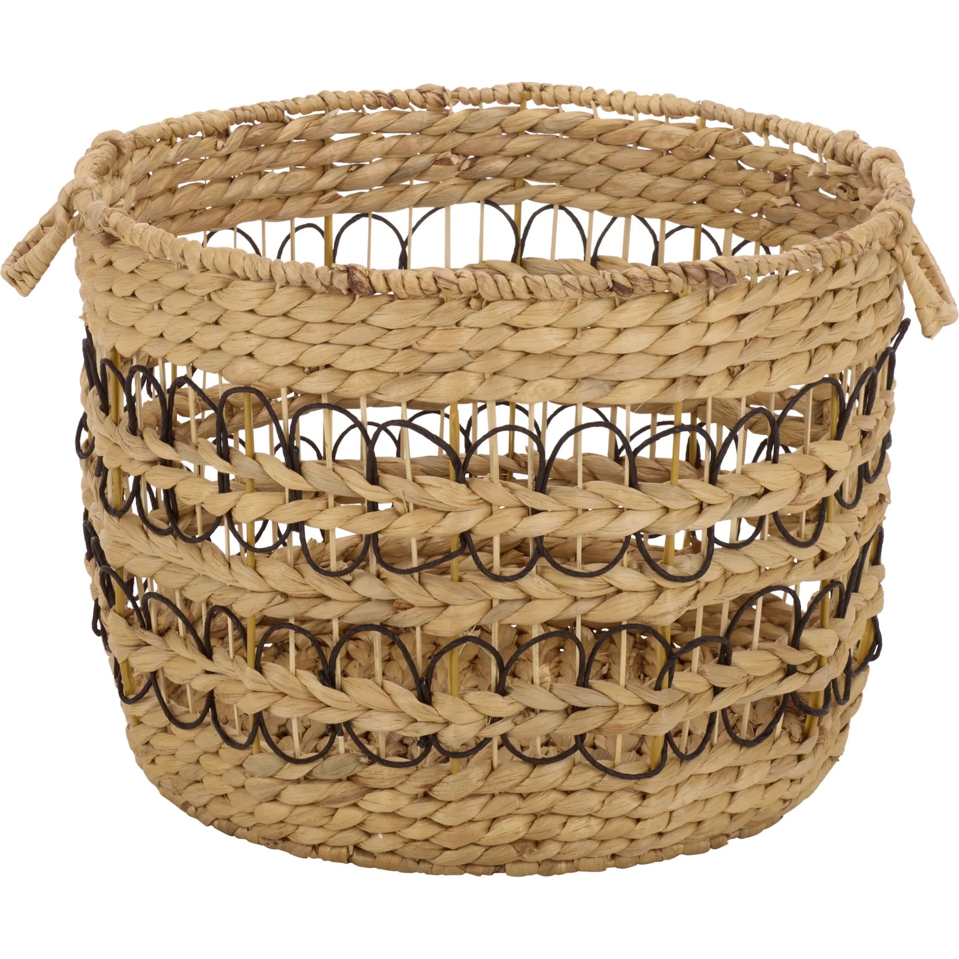 Sampson Baskets (Set of 3) by HedgeApple Essentials in natural, black. Made from metal in a unique style.