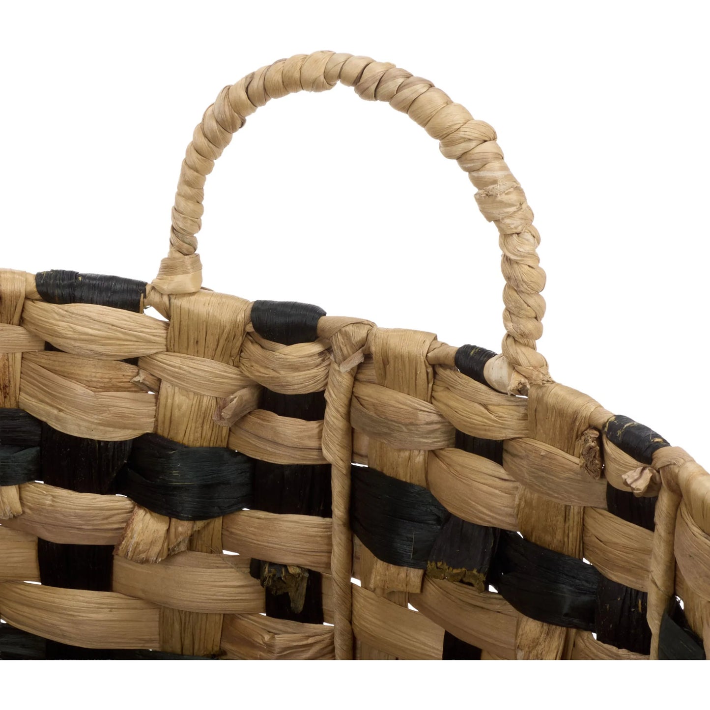 006 SI-2630231 | Closeup | Trego Baskets (Set of 2) by HedgeApple Essentials in natural, black. Made from metal in a unique style.