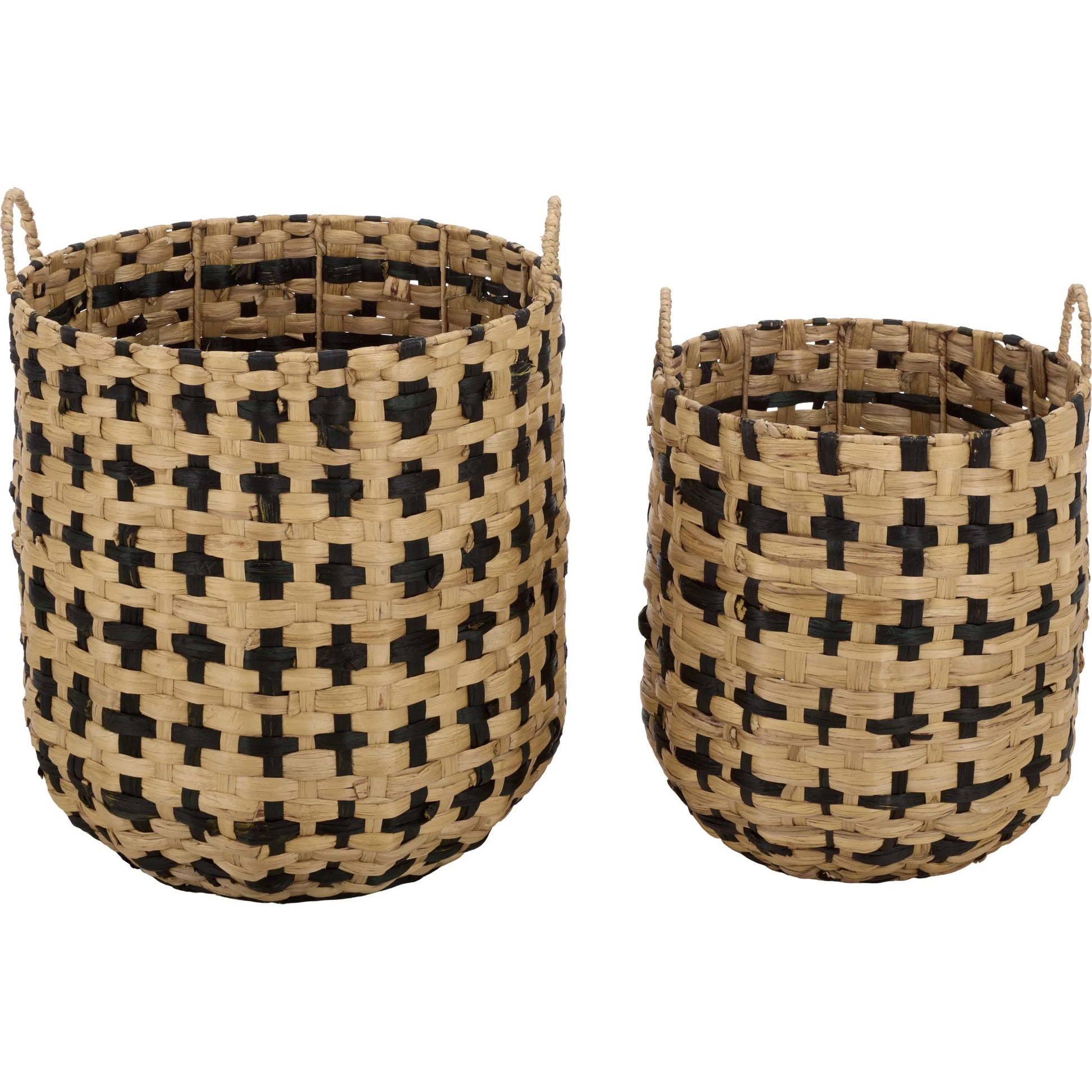 Trego Baskets (Set of 2) by HedgeApple Essentials in natural, black. Made from metal in a unique style.