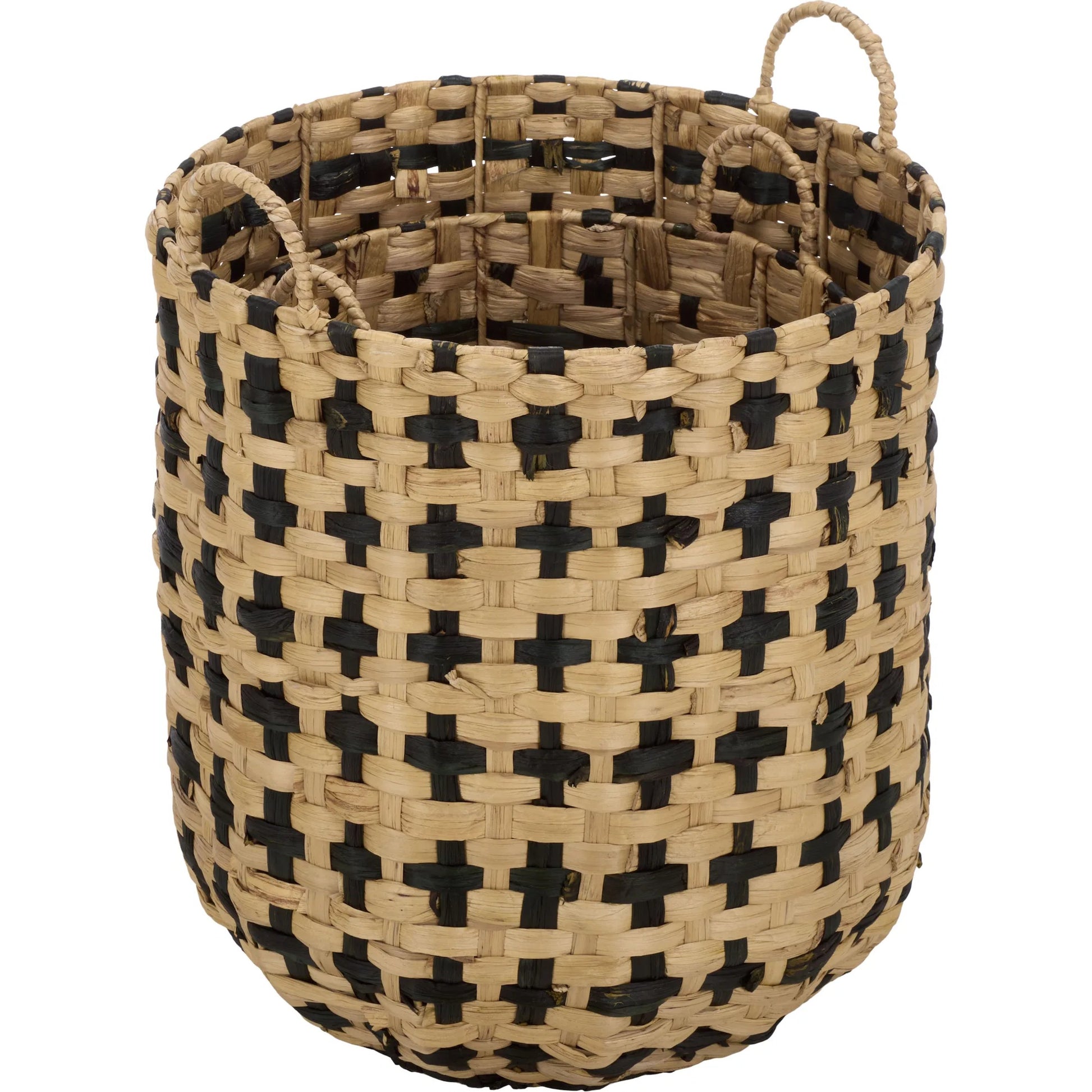 Trego Baskets (Set of 2) by HedgeApple Essentials in natural, black. Made from metal in a unique style.