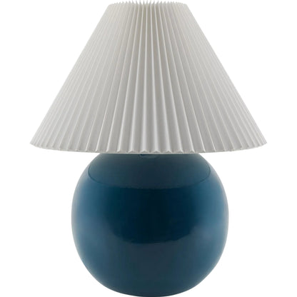 Stellar Round Accent Table Lamp by Livabliss in electroplated, glazed. Made from ceramic, polyester, iron in a modern style.