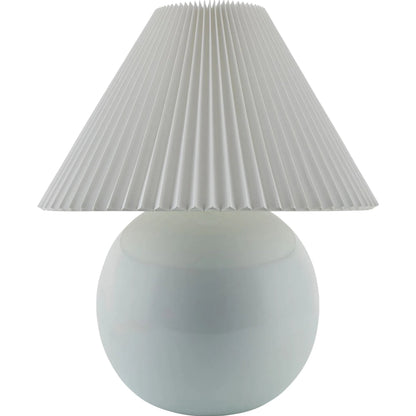 Stellar Round Accent Table Lamp by Livabliss in electroplated, glazed. Made from ceramic, polyester, iron in a modern style.
