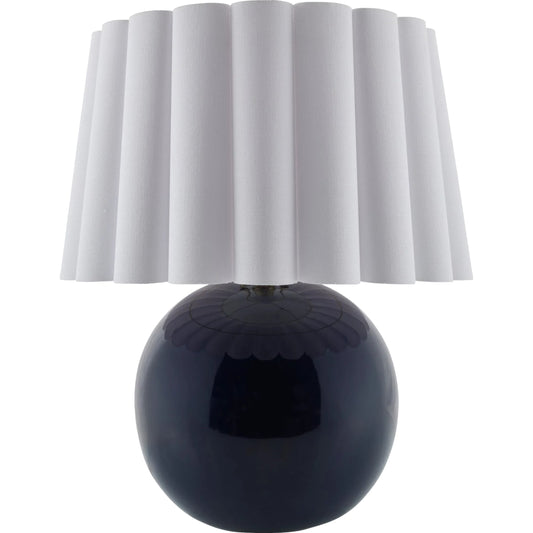 Stellar Accent Table Lamp by Livabliss in electroplated, glazed. Made from ceramic, polyester, iron in a unique style.