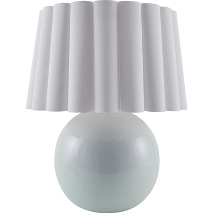 Stellar Accent II Table Lamp by Livabliss in electroplated, glazed. Made from ceramic, polyester, iron in a eclectic & global style.