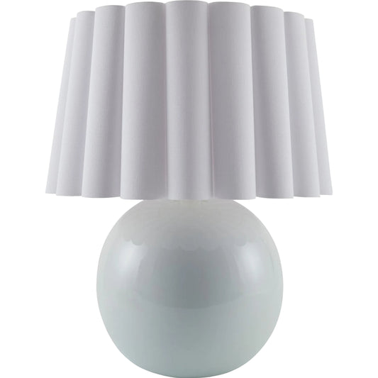 Stellar Accent Table Lamp by Livabliss in electroplated, glazed. Made from ceramic, polyester, iron in a unique style.