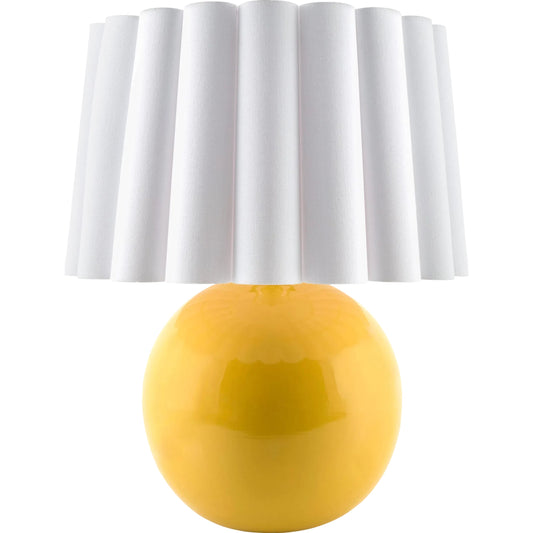 Stellar Accent Table Lamp by Livabliss in electroplated, glazed. Made from ceramic, polyester, iron in a unique style.