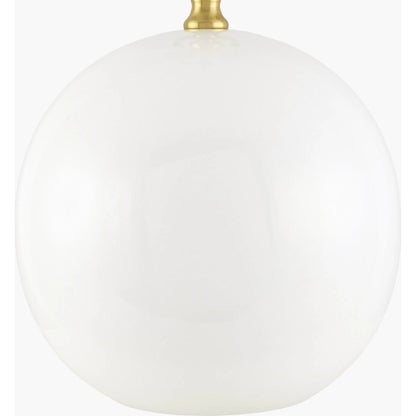 Stellar Accent I Table Lamp by Livabliss in electroplated, glazed. Made from ceramic, polyester, iron in a eclectic & global style.