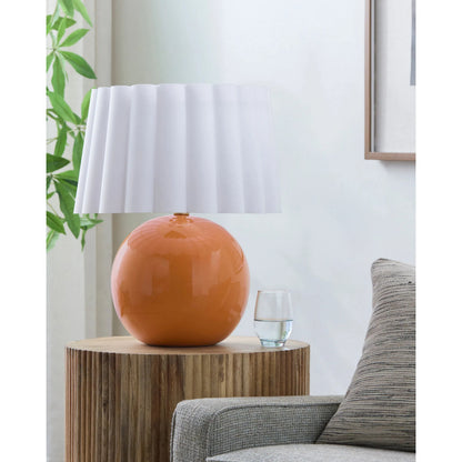 Stellar Accent II Table Lamp by Livabliss in electroplated, glazed. Made from ceramic, polyester, iron in a eclectic & global style.