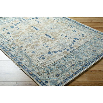 St Moritz Rug - 26658 by Surya in blue, light beige, light sage, cream. Made from unique in a unique style.
