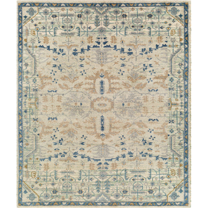 St Moritz Rug - 26658 by Surya in blue, light beige, light sage, cream. Made from unique in a unique style.