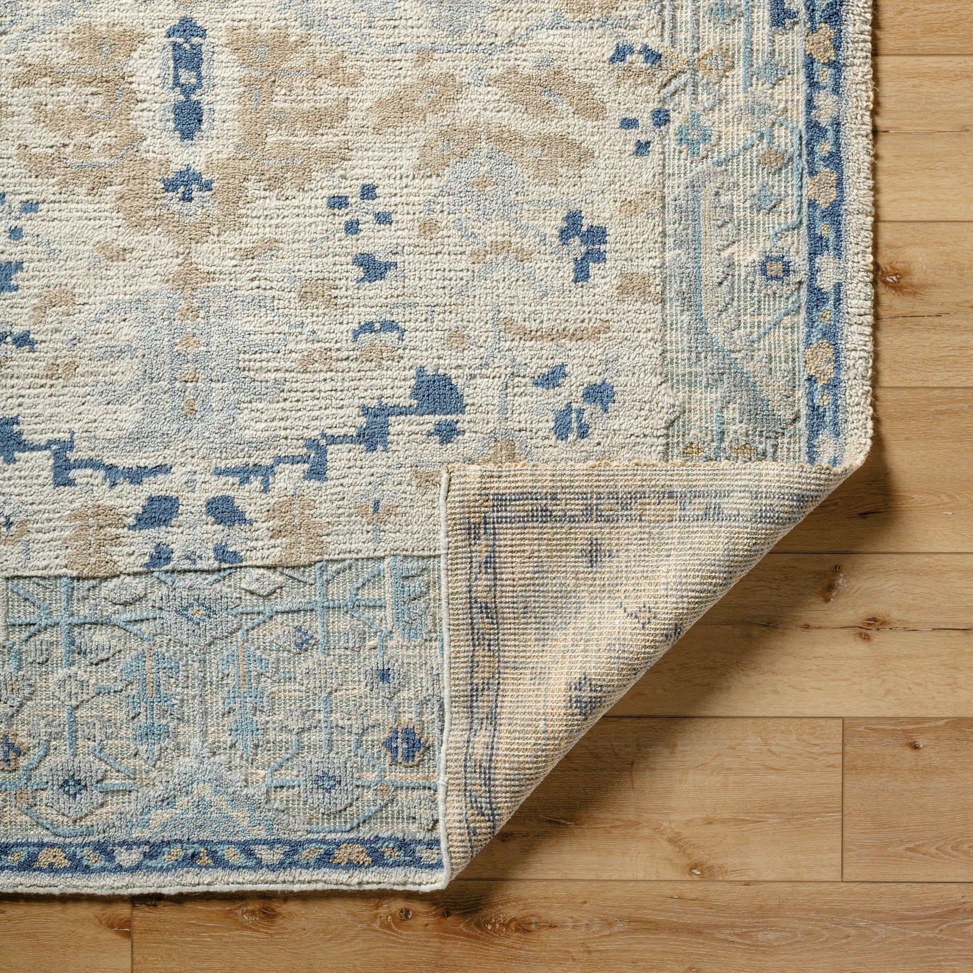 St Moritz Rug - 26658 by Surya in blue, light beige, light sage, cream. Made from unique in a unique style.