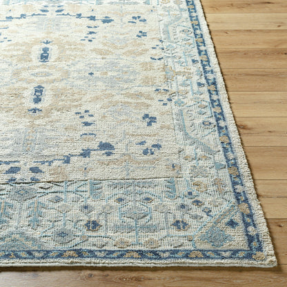 St Moritz Rug - 26658 by Surya in blue, light beige, light sage, cream. Made from unique in a unique style.