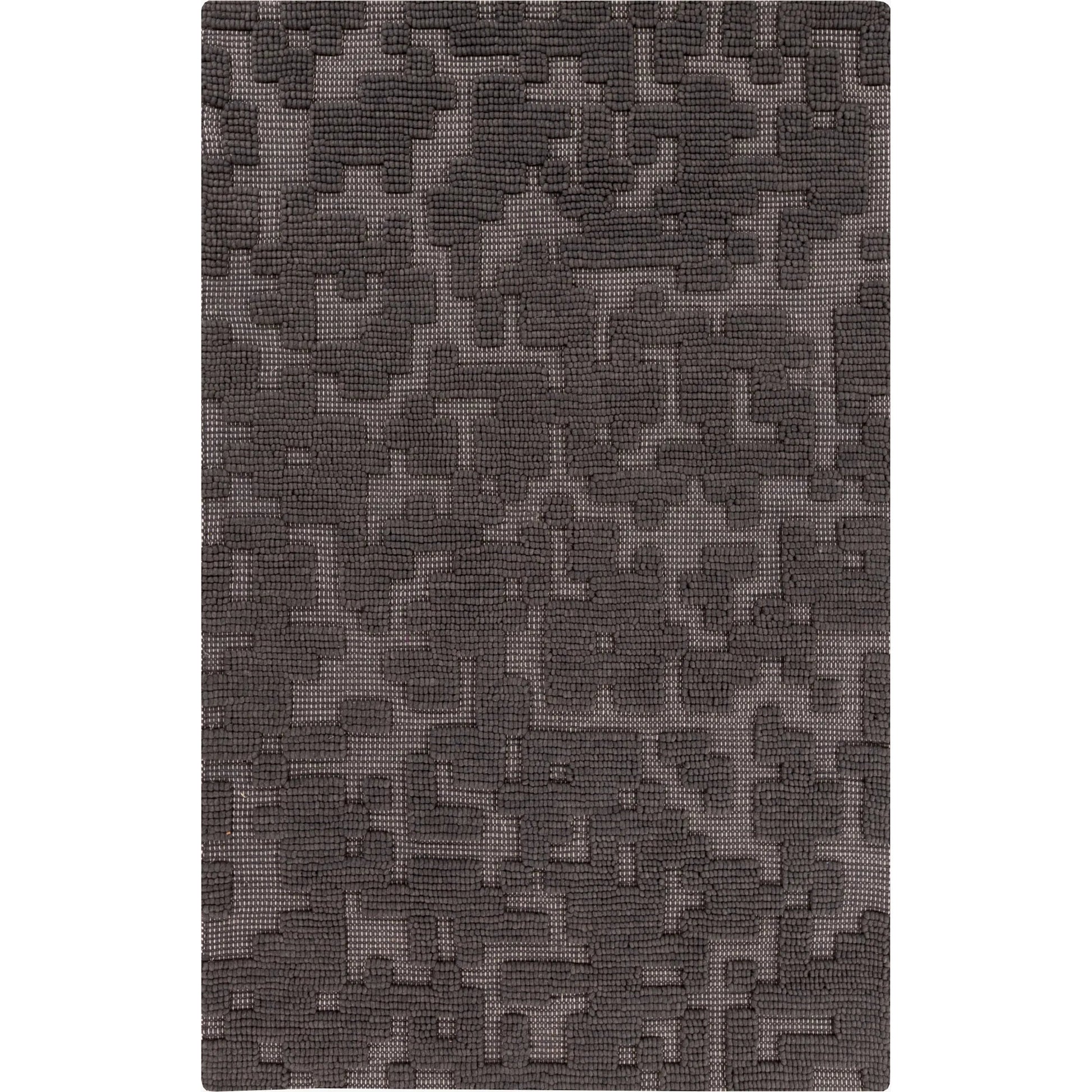 STN-1000 Rug by Surya in charcoal. Made from 100% wool in a unique style.