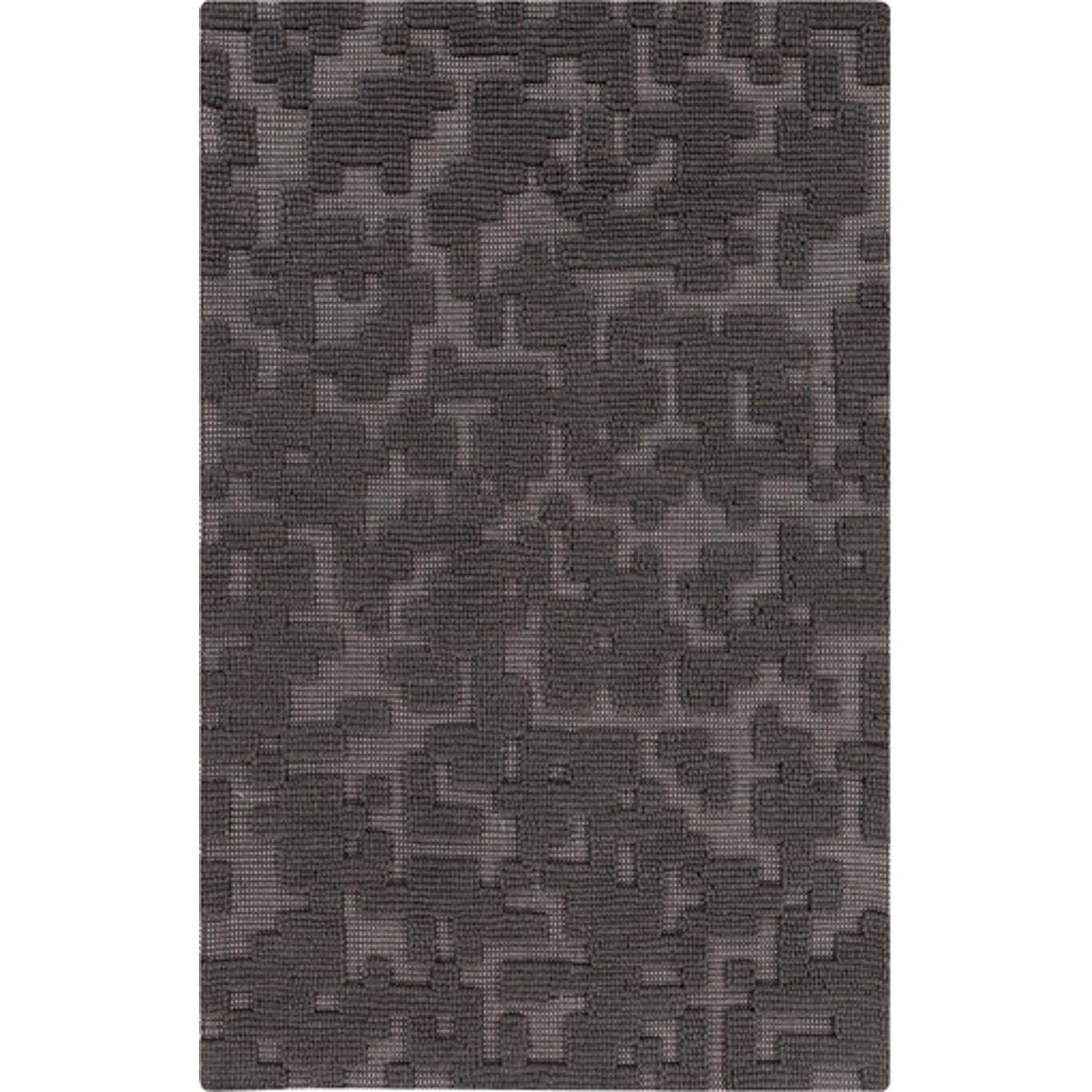 STN-1000 Rug by Surya in charcoal. Made from 100% wool in a unique style.